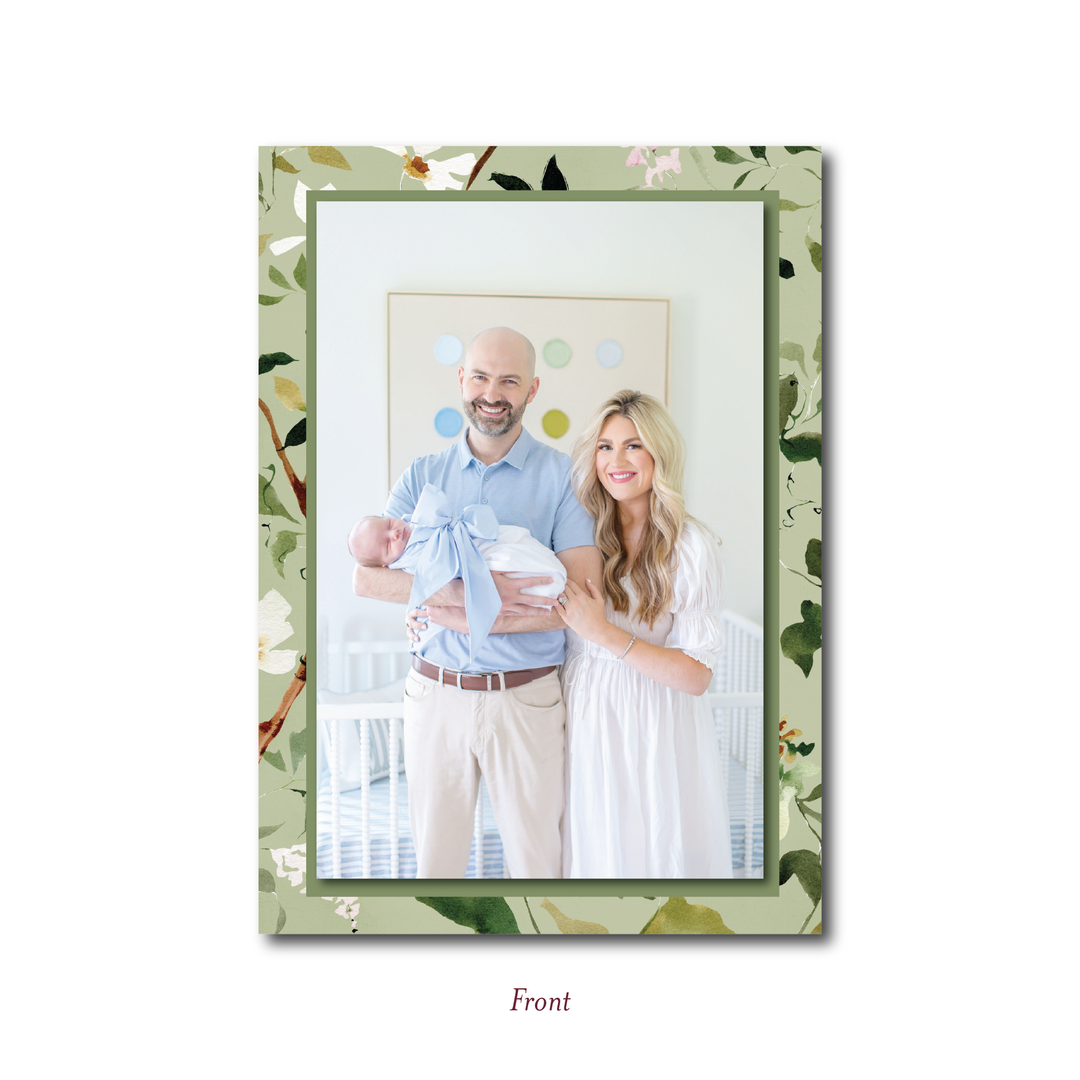 HAPPY HOLIDAYS FLAT CARD