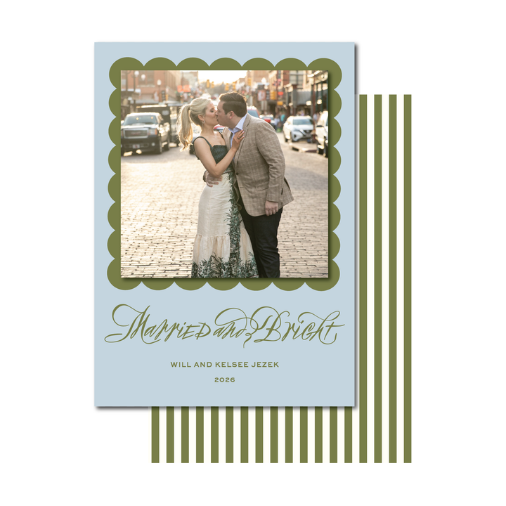 MARRIED AND BRIGHT PHOTO MOUNT