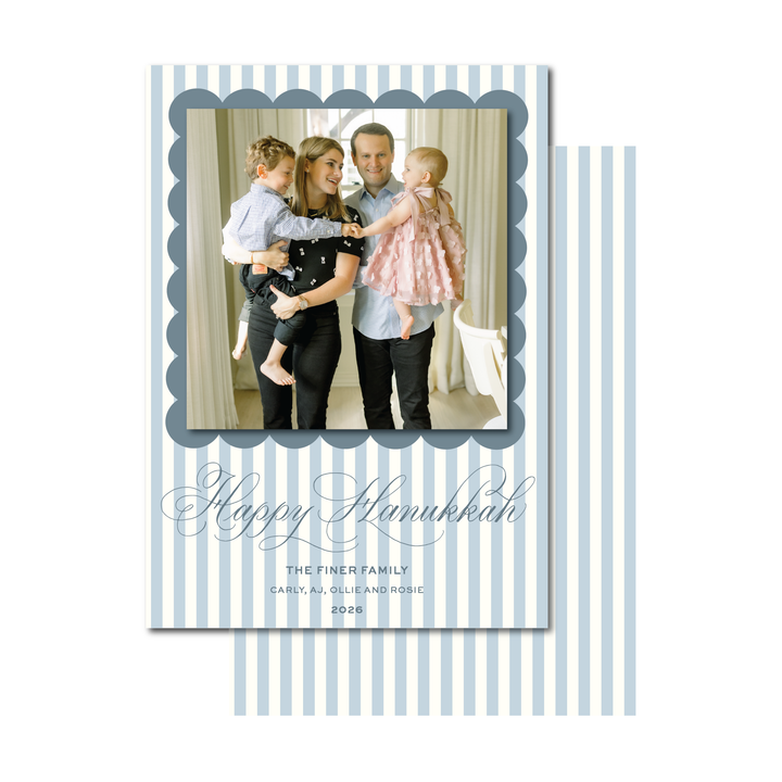 HAPPY HANUKKAH FLAT CARD