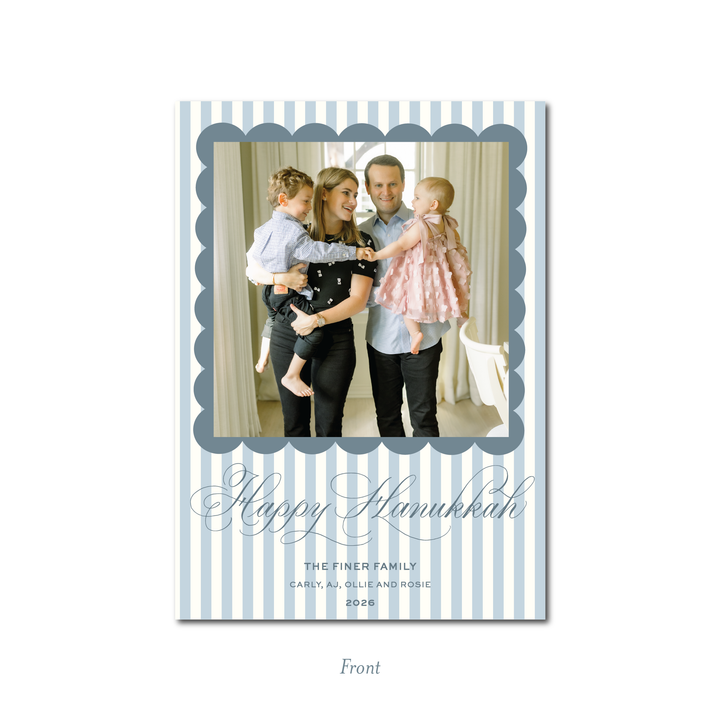 HAPPY HANUKKAH FLAT CARD