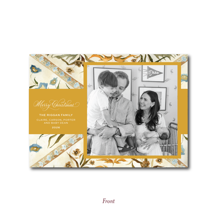 MERRY CHRISTMAS FLAT CARD