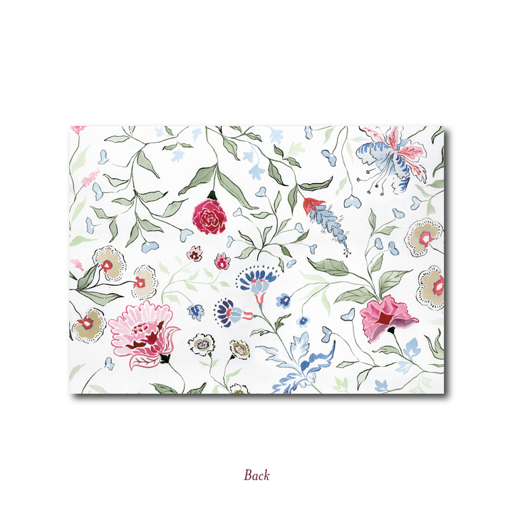 HOLLY AND JOLLY FLAT CARD